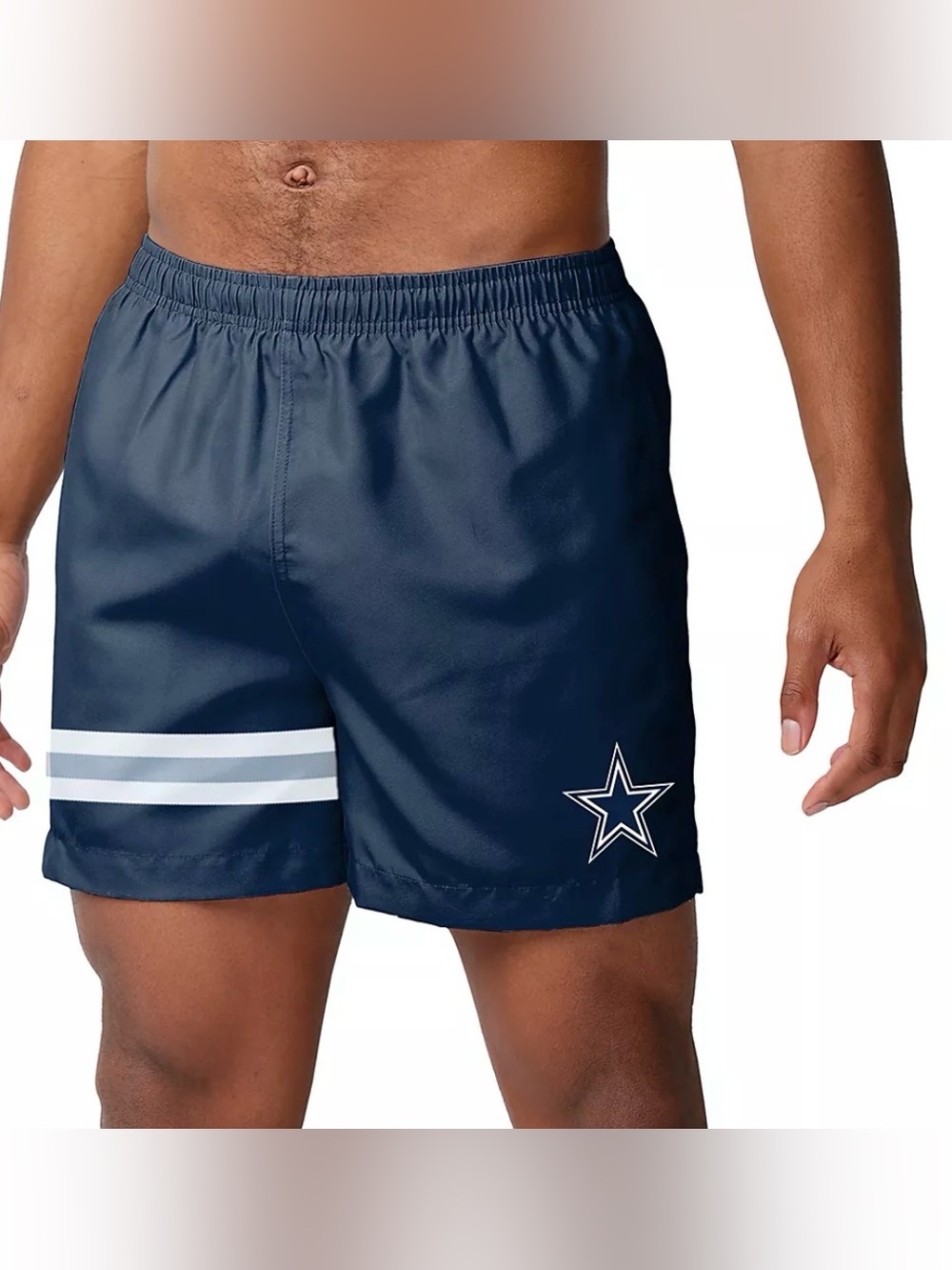 NWT NFL FOCO Men’s Blue Dallas Cowboys Swim Trunks - Size XL